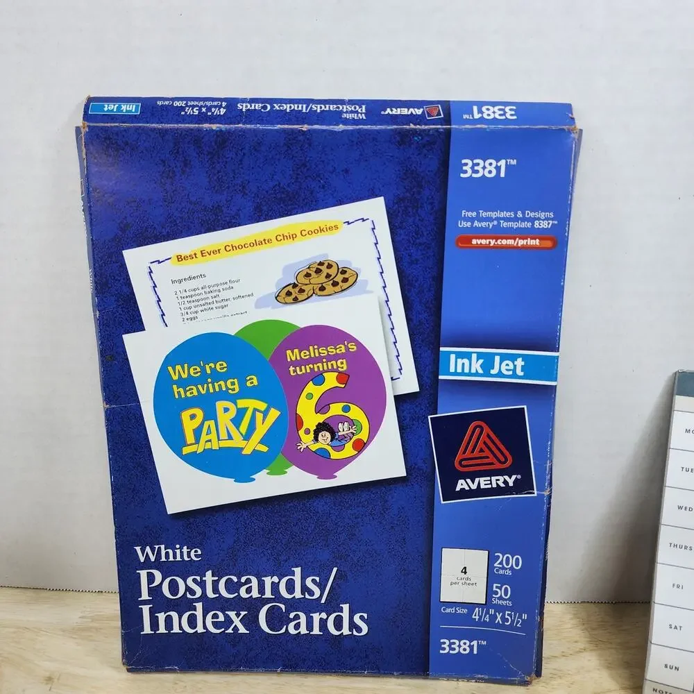 Large Paper & Office Supply Lot Resume Paper Avery Postcards Notepads Colored Pa